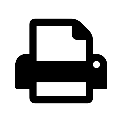 Print svg vector icon