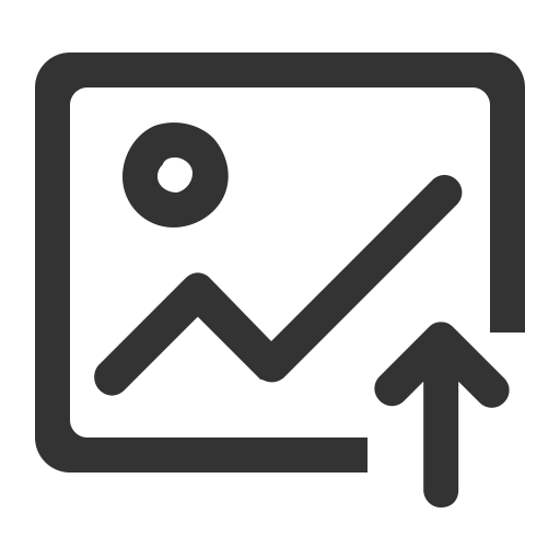 Symbol Picture Upload svg vector icon