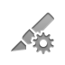 cutter,gear icon