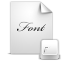document, font icon