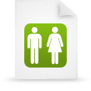 document, file, green, paper icon