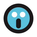 emoji, frightened, ghost, horror, scarred svg vector icon