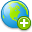 world,add,plus,globe,earth icon