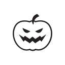 ghost, hallowen, horror, night, treat svg vector icon