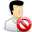 delete, male, man, user icon