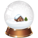 snowglobe,christmas icon
