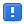 alert, blue, square icon