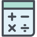 accounting, calculate, calculation, calculator, general, math, office svg vector icon