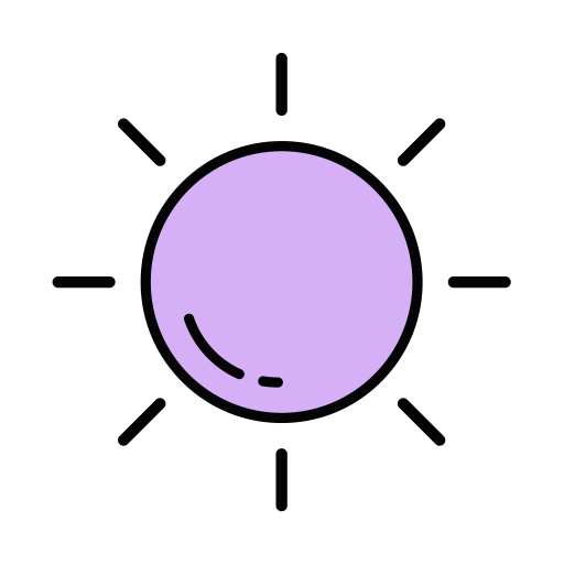 Sun svg vector icon