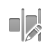 distribute,horizontal,right,pencil icon