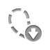 selection,custom,shape,down icon
