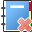 notebook,delete,del,remove icon