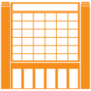 building, city, hotel, office svg vector icon