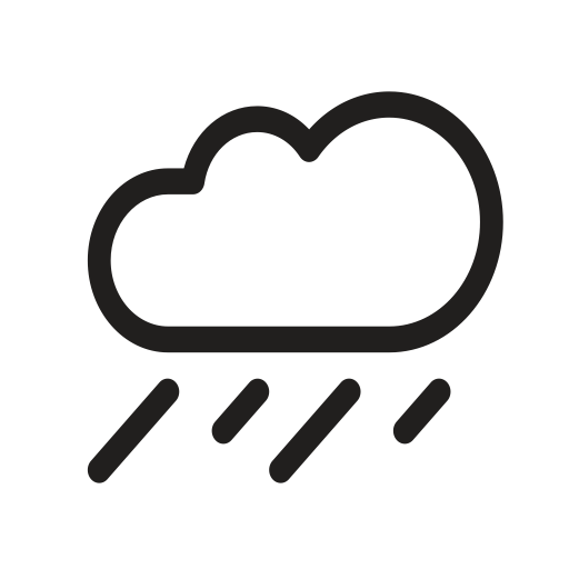 Rain svg vector icon
