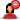 female, red, stop, user icon