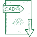 cad, document, file, format svg vector icon