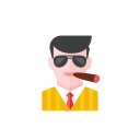 2, boss svg vector icon