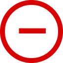 cancel, close, delete, minus, remove, trash icon