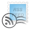 cyan, feed, post, rss, stamp icon