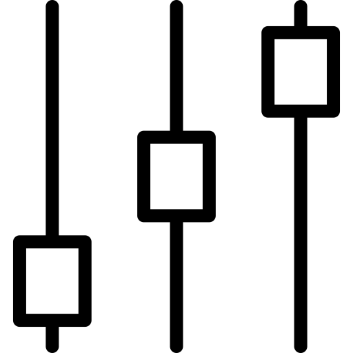 Controls svg vector icon