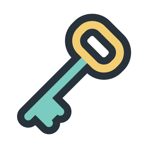 Color Block Key svg vector icon