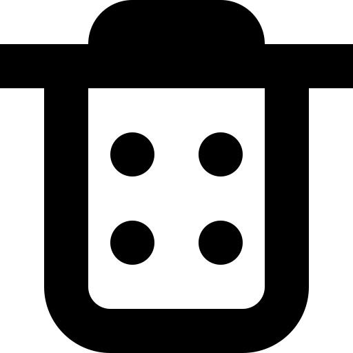 Trash Stroke svg vector icon