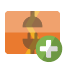 disconnect,vertical,add icon