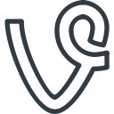 logo, media, social, vine svg vector icon