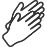 clap, hands icon