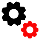 engineering, gear, process, setting svg vector icon