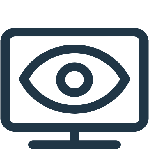 Monitoring Center svg vector icon