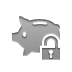 piggybank,lock,open icon