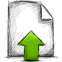 file, upload icon