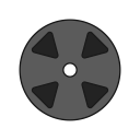 film, movie, record, tape svg vector icon