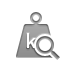 weight,kilogram,zoom icon