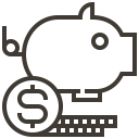 accounting, cash, currency, finance, financial, money, saving svg vector icon