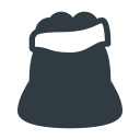 bag, coins, gold, treasure svg vector icon