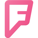 foursquare, logo, media, social svg vector icon