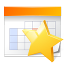appointment,bookmark,calendar,star,date,schedule,favourite,marketing icon
