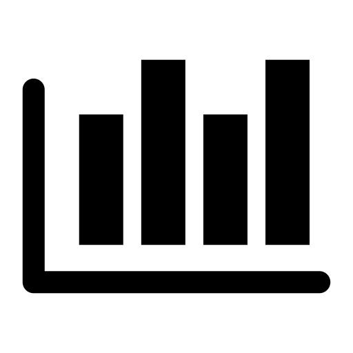 Chart svg vector icon