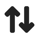 arrow, arrows, data transfer, input, output, transfer svg vector icon