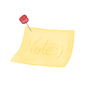 ak, note icon