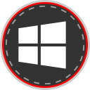 media, online, social, windows svg vector icon