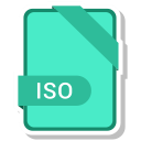 document, extension, file, iso svg vector icon
