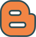 blogger, brand, logo, network, social svg vector icon
