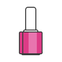 beauty, cosmetics, gel, mails, makeup, nail, polish svg vector icon