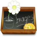 ardoise, dossier, images icon