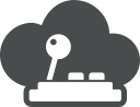 cloud, cloud computing, entertainment, game, game pad, joystick, multimedia svg vector icon