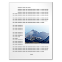 document, file, paper, report, sss icon