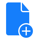 add, document svg vector icon